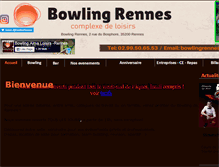 Tablet Screenshot of bowlingrennes.com